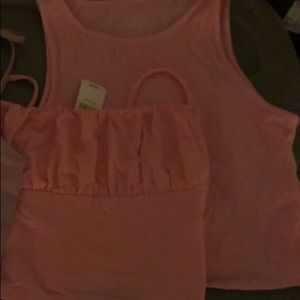 NWT Lot Of 2 Women’s  pac sun crop top shirts Size XS MSRP $35